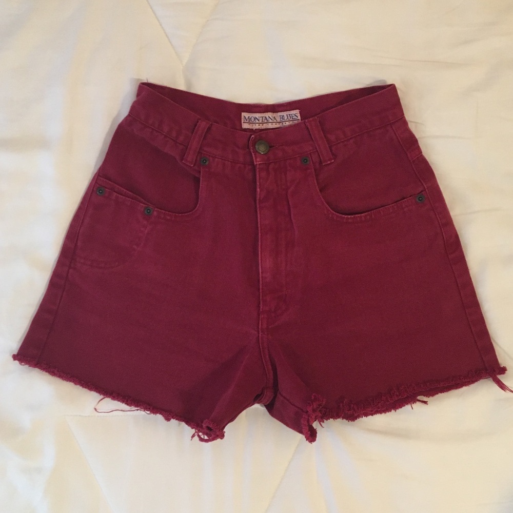 Montana Blues high waisted jean shorts